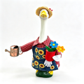 Gardener Farmhouse Goose Outfit for 23‑Inch Lawn Goose Statue, Decorative Yard Figurine Costume with Straw Hat, Watering Can & Flower Pot Prop, Farm Porch Display Outfit, Goose Statue NOT Included