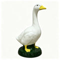 STURDY YARD PORCH GOOSE STATUE. Built for year‑round outdoor use. Resists bumps, moisture and changing weather for long‑lasting lawn display.