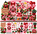 Valentine Heart Garden Felt DIY Scene Kit for 7-Inch Goose — DIY design reference; goose inclusion depends on selected package.
